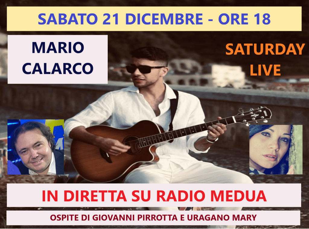 Ospite a Radio Medua – “Saturday&nbsp;Live”